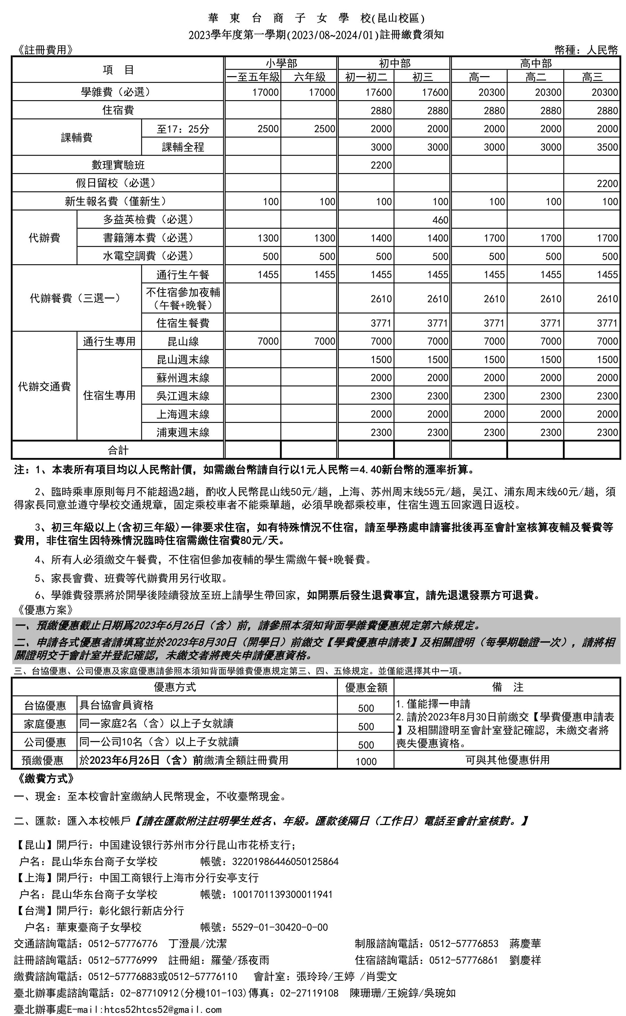 2023-2024學年第一學期繳費需知-1